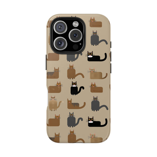 Funda resistente con diseño de gato: protección duradera para los amantes de los gatos
