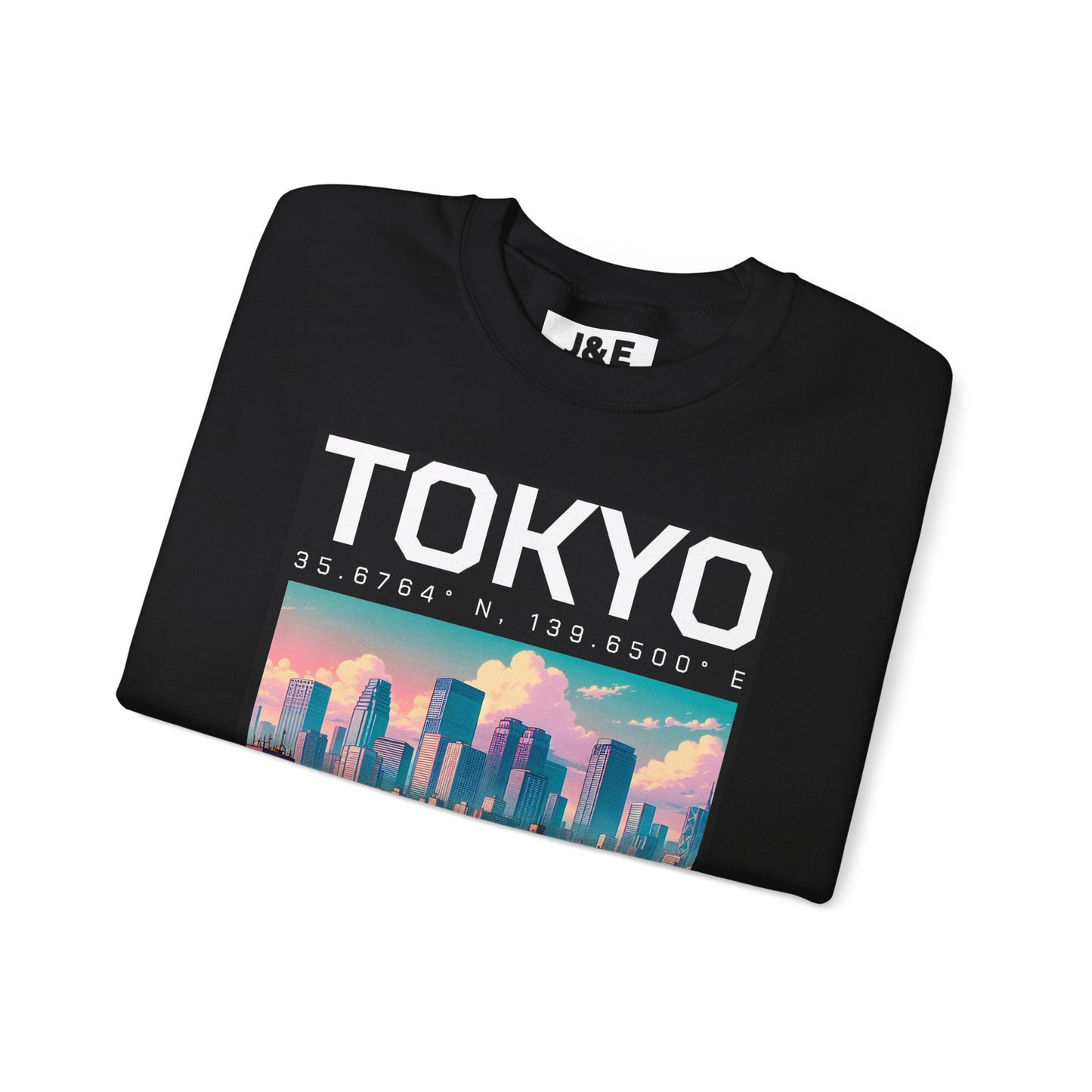 Tokyo Skyline Crewneck Sweatshirt - Land of the Rising Sun
