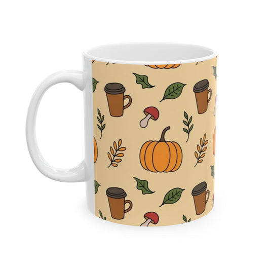 Autumn-Themed Ceramic Mug | Cozy Fall Coffee Cup | Pumpkin & Mushroom Design | Perfect Gift for Autumn Lovers, Seasonal Decor, [...]