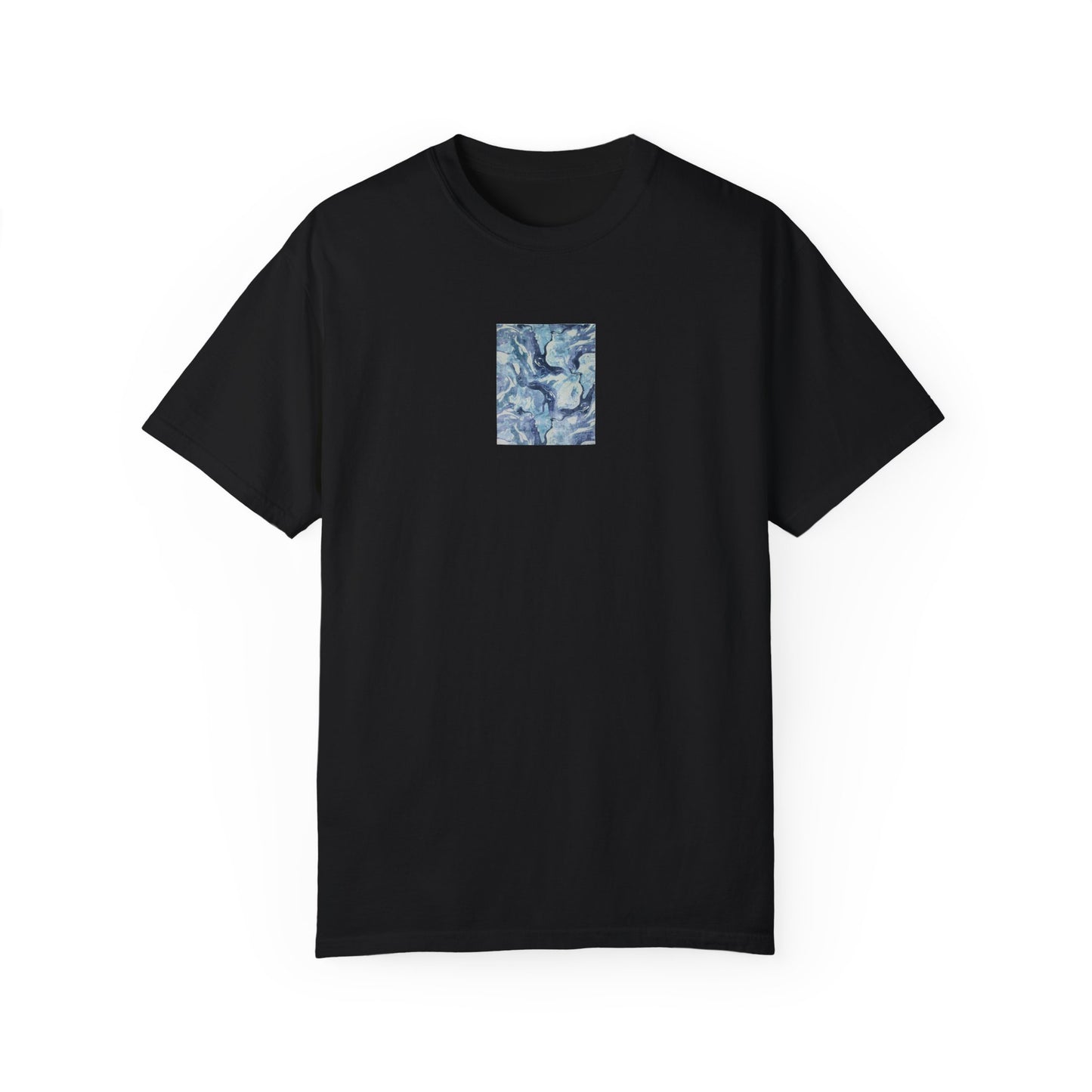 Camiseta unisex teñida en prenda - Diseño artístico