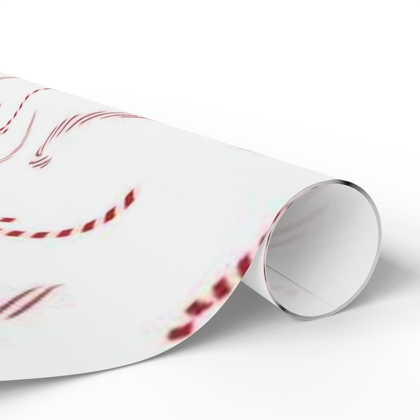 Candy Cane Pattern Wrapping Paper — Festive Holiday Gift Wrap (Christmas)