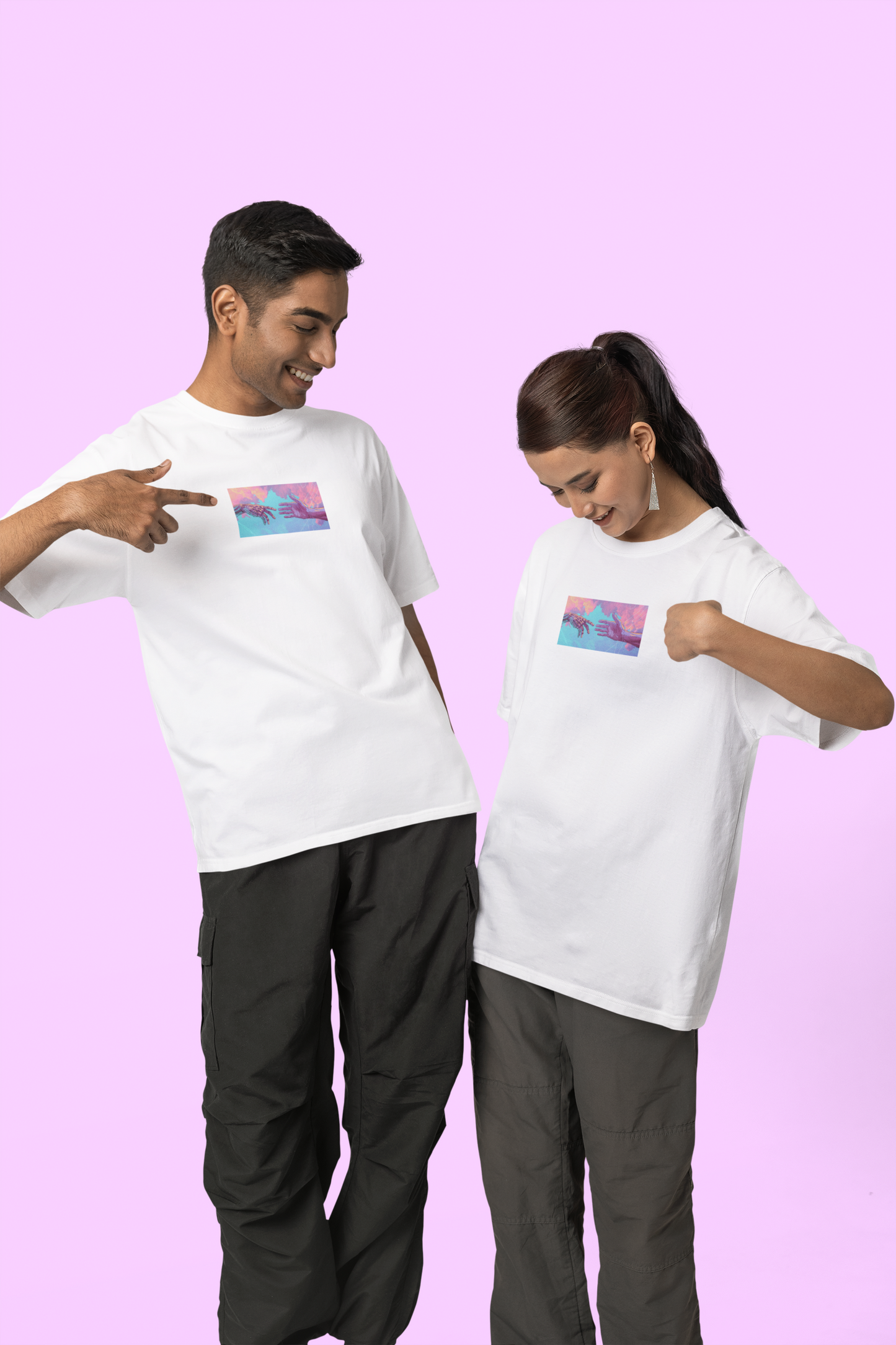 Unisex Garment-Dyed T-Shirt - Tropical Sunset