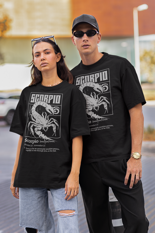 Scorpio Zodiac T-Shirt - Unisex Garment-Dyed Tee for Astrology Lovers