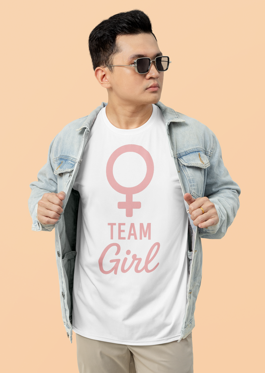 Team Girl Unisex Garment-Dyed T-Shirt | Casual Tee, Feminist Shirt, Gift for Her, Birthday Present, Soft Cotton Top