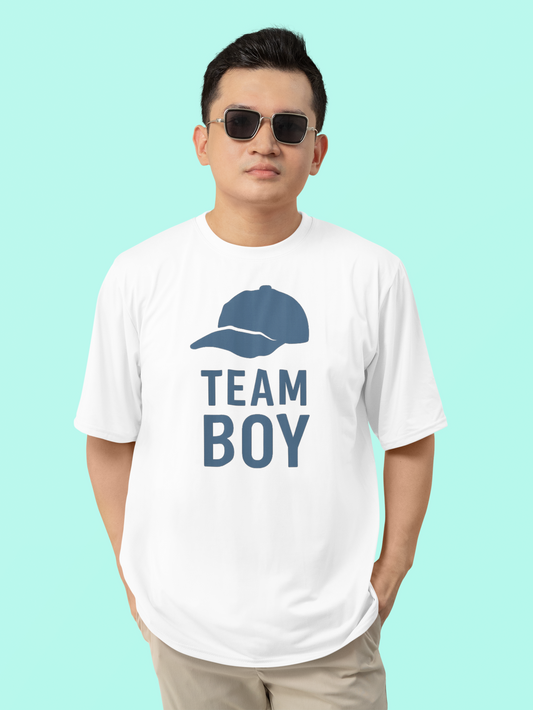Team Boy Unisex Garment-Dyed T-shirt | Perfect for Baby Showers, Birthdays, Family Events, Celebration Gifts, Casual Wear