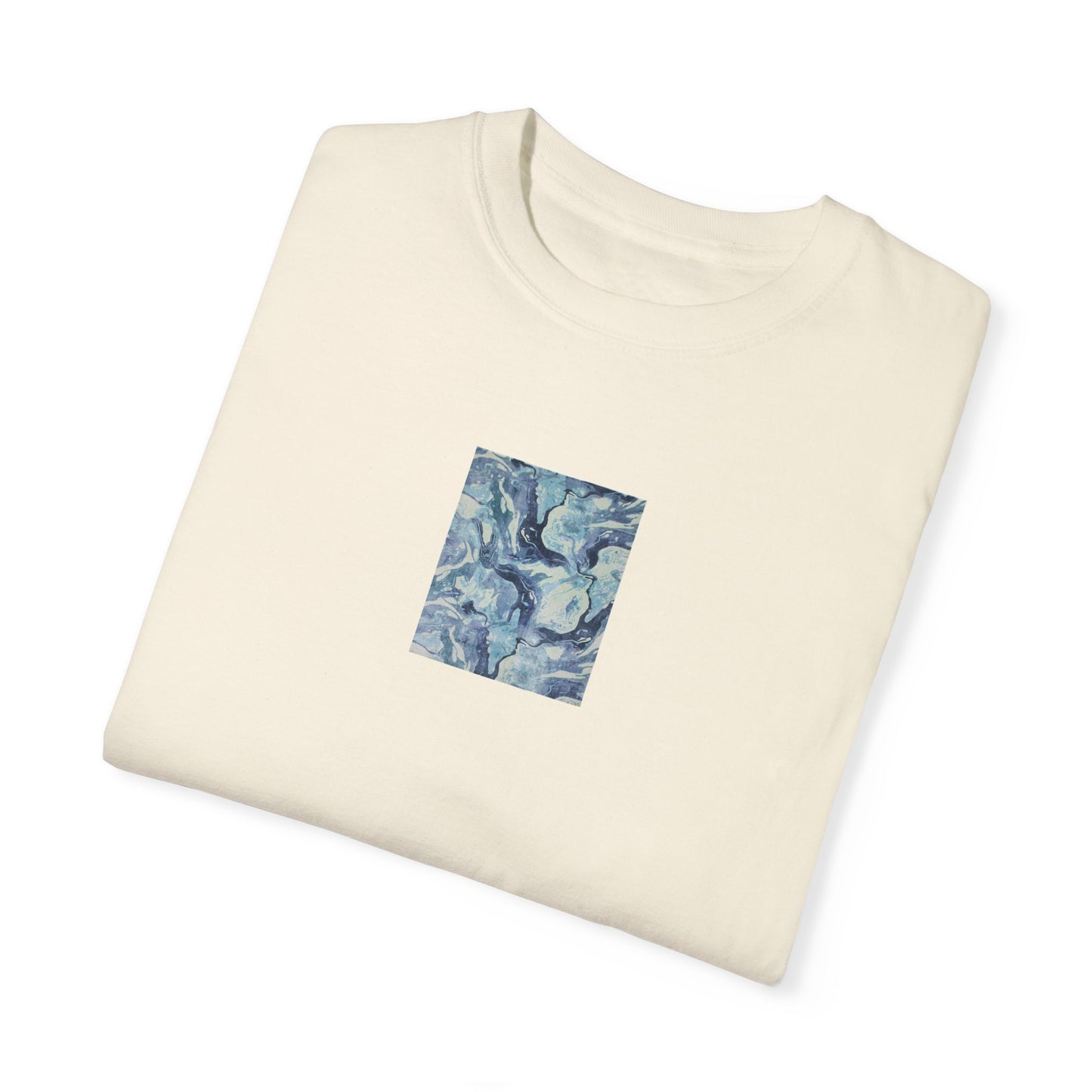 Camiseta unisex teñida en prenda - Diseño artístico