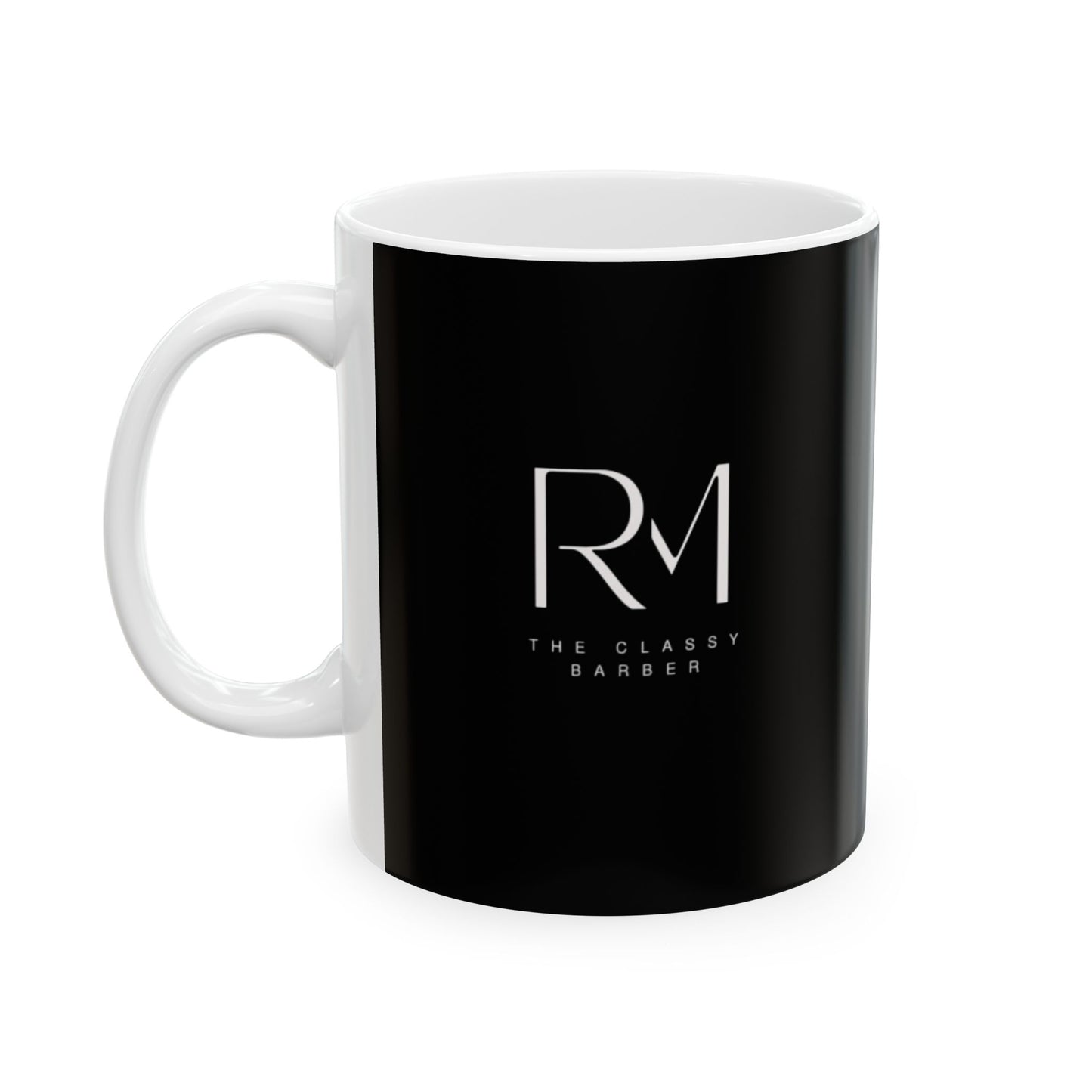 Personalized Ceramic Mug - The Classy Barber Design (11oz, 15oz)