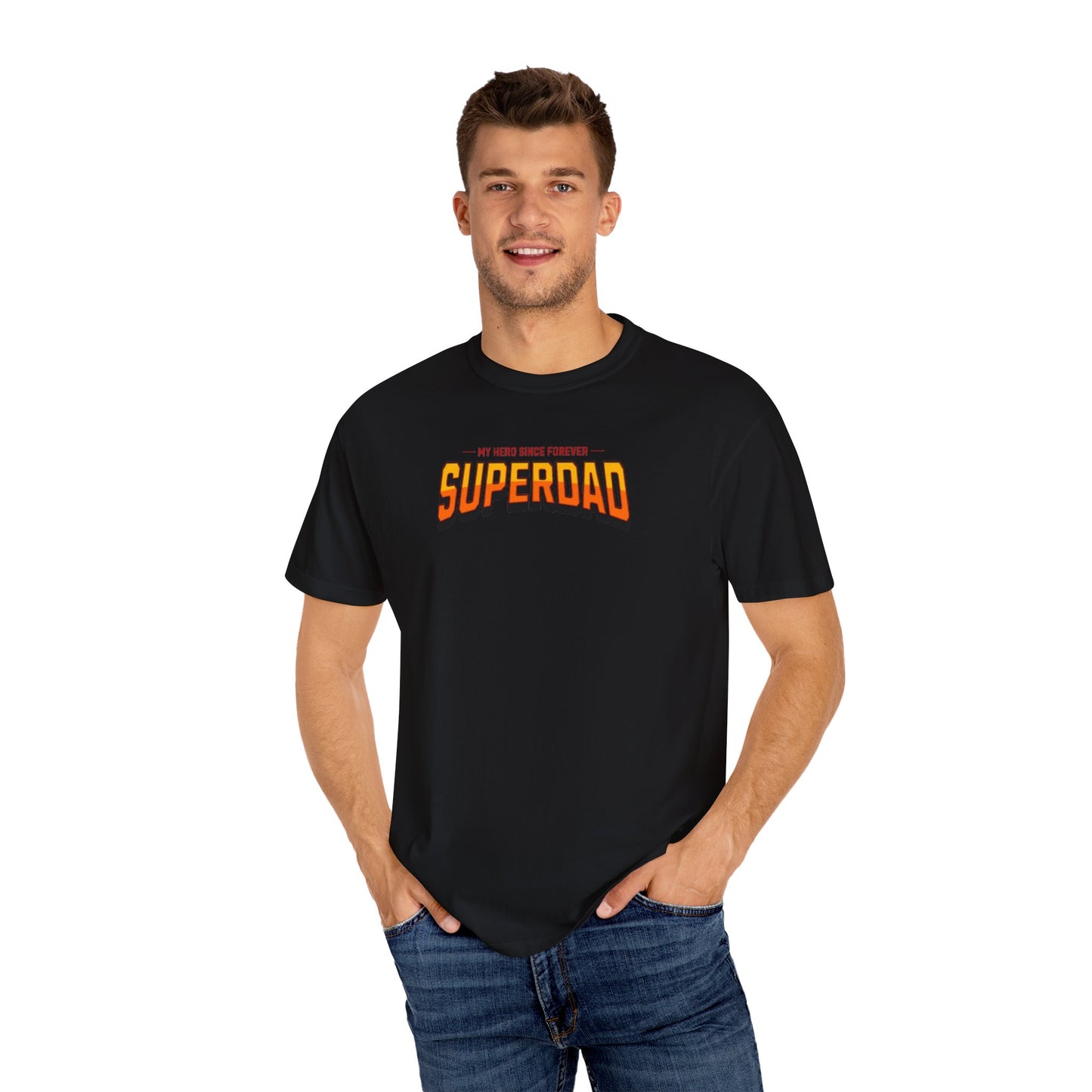 Superdad Unisex Garment-Dyed T-Shirt - Perfect Gift for Father's Day