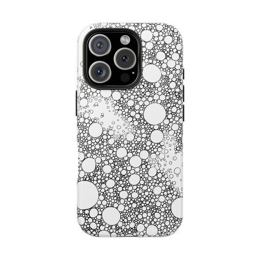 Stylish Tough Phone Case with Bubble Design - Durable Protection for Your Device