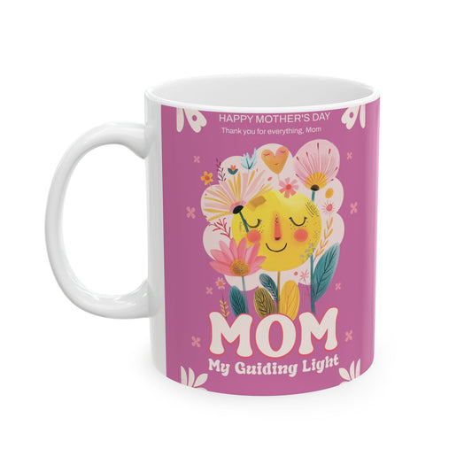 Taza de cerámica "Mamá Guía Luz" - Regalo perfecto para el Día de la Madre