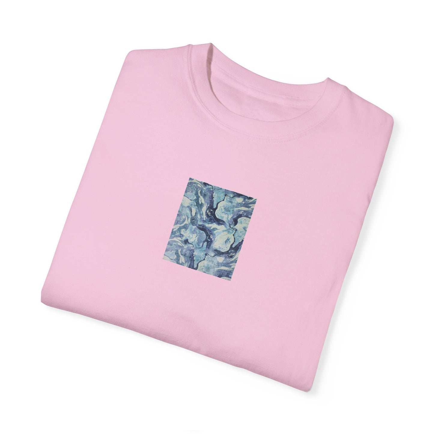 Camiseta unisex teñida en prenda - Diseño artístico