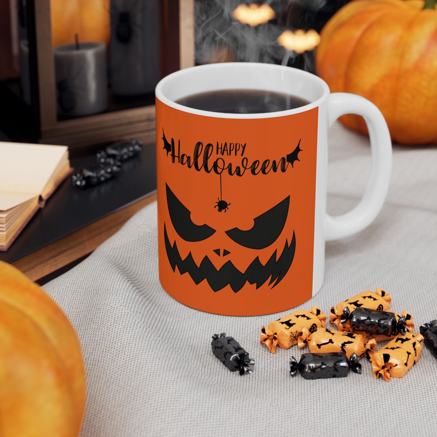 Halloween Pumpkin Ceramic Mug