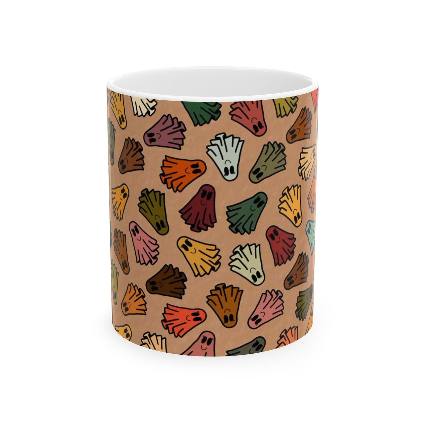 Whimsical Ghosts Ceramic Mug