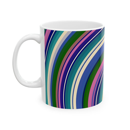 Colorful Wave Ceramic Mug - 11oz & 15oz