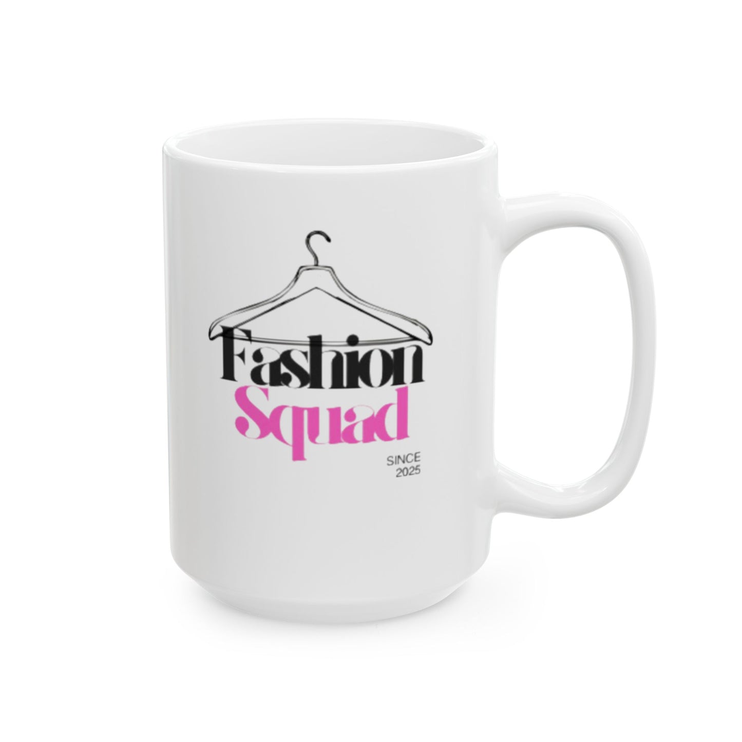 Taza de cerámica Fashion Squad: una elegante taza de café para quienes marcan tendencia