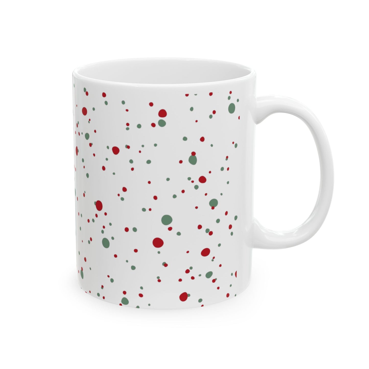 Festive Speckled Ceramic Mug - 11oz