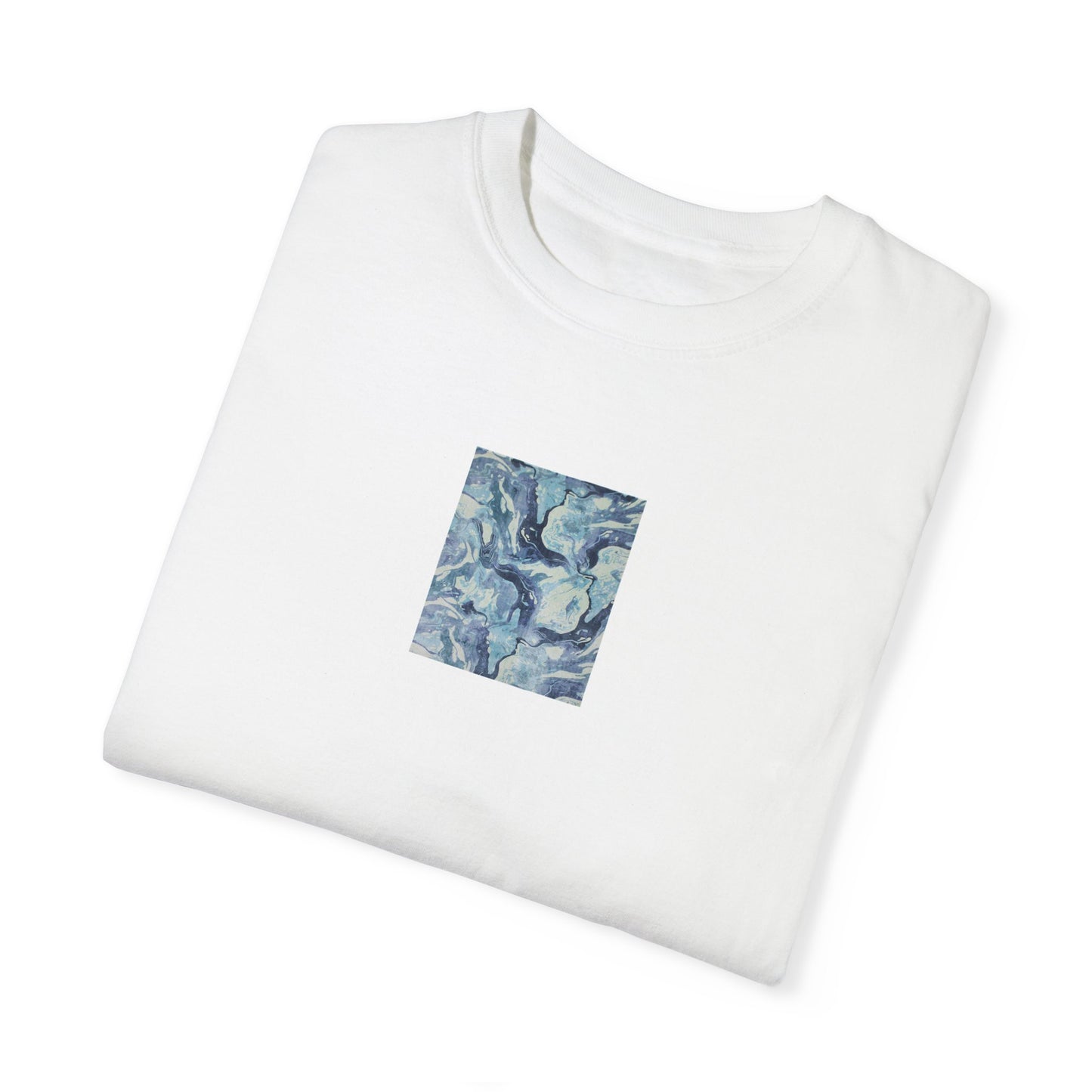 Camiseta unisex teñida en prenda - Diseño artístico