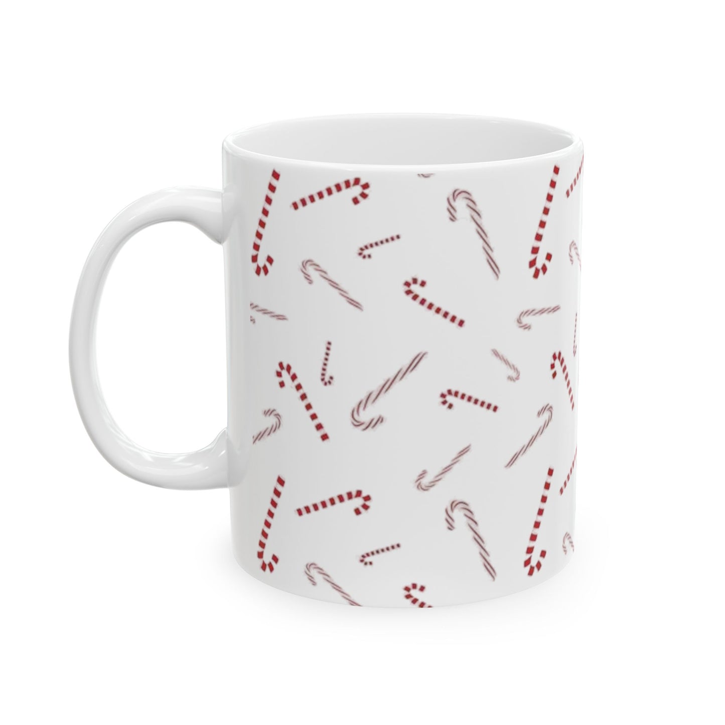 Candy Cane Holiday Mug