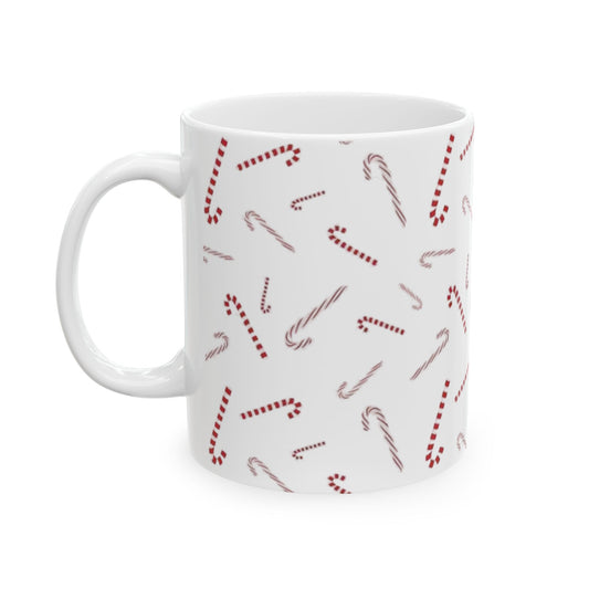 Candy Cane Holiday Mug