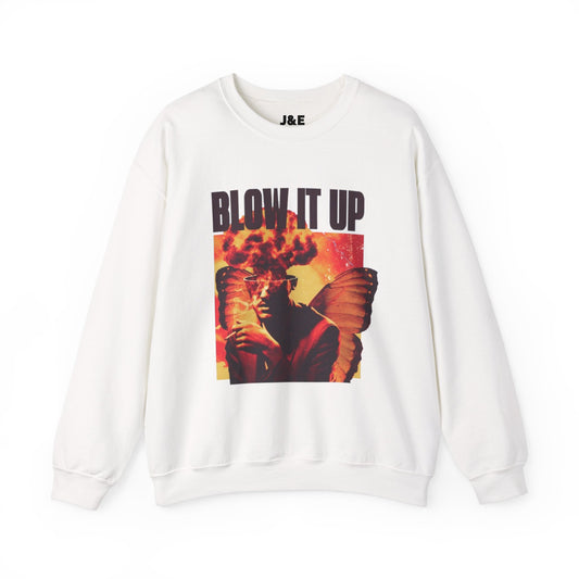Unisex Heavy Blend™ Crewneck Sweatshirt - "Blow It Up"