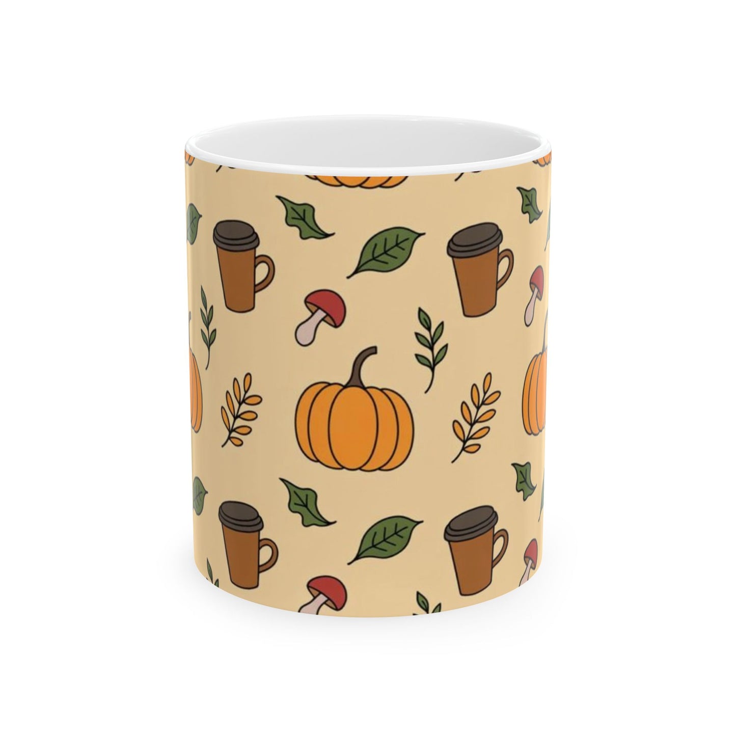 Autumn-Themed Ceramic Mug | Cozy Fall Coffee Cup | Pumpkin & Mushroom Design | Perfect Gift for Autumn Lovers, Seasonal Decor, [...]