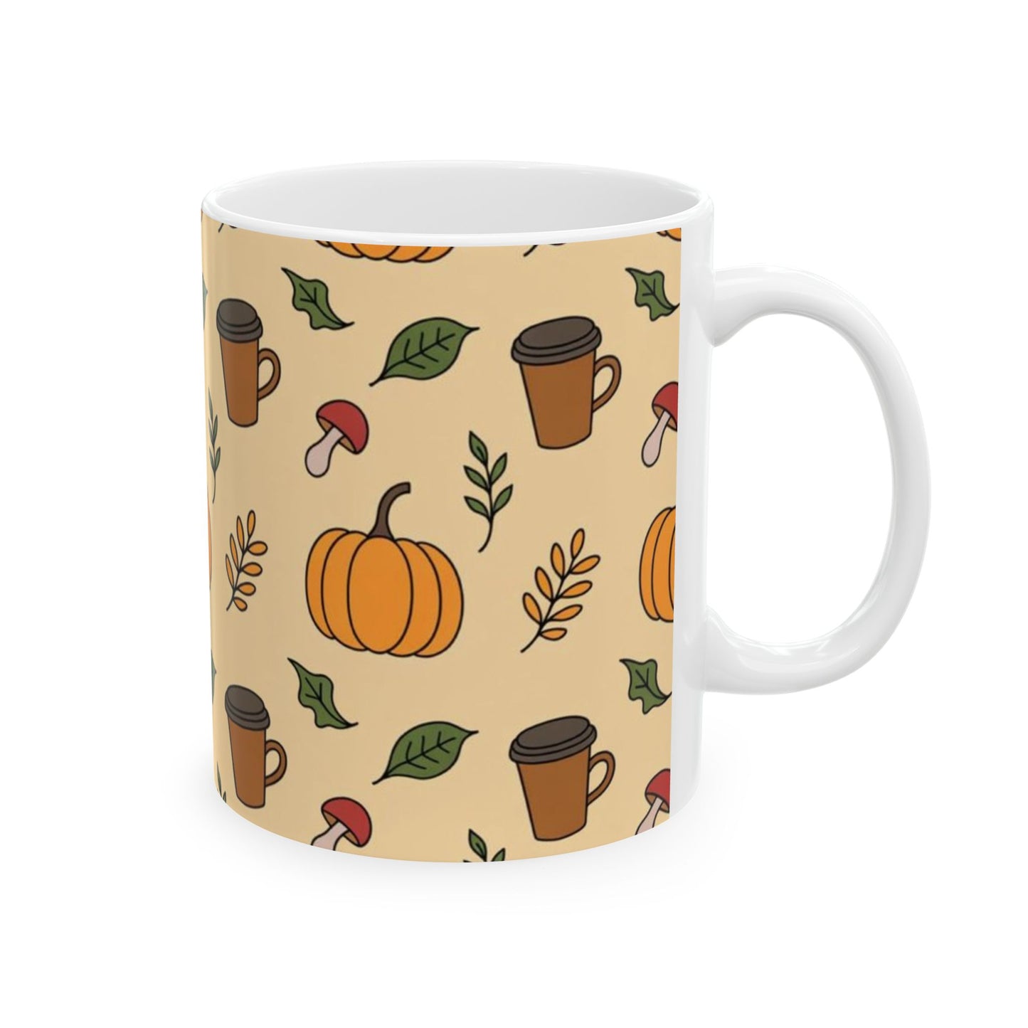 Autumn-Themed Ceramic Mug | Cozy Fall Coffee Cup | Pumpkin & Mushroom Design | Perfect Gift for Autumn Lovers, Seasonal Decor, [...]