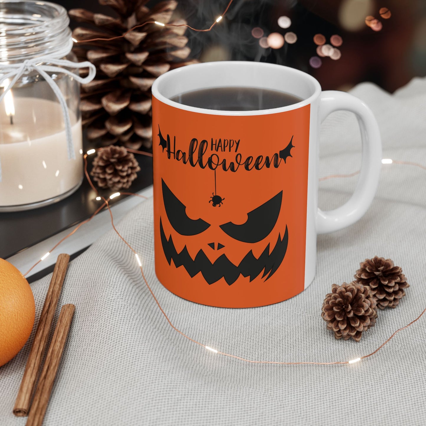 Halloween Pumpkin Ceramic Mug