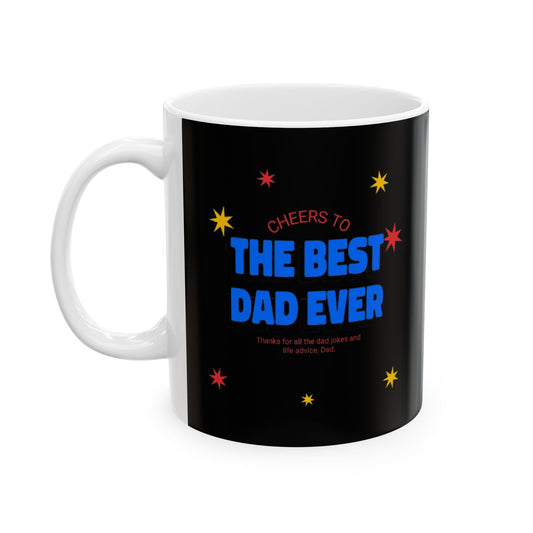 Personalized Ceramic Mug - "The Best Doctor" with Colorful Stars