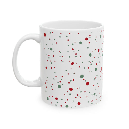 Festive Speckled Ceramic Mug - 11oz
